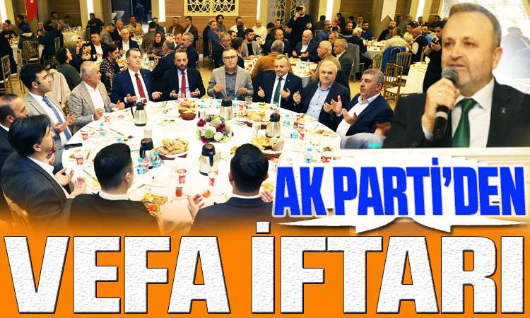 Zeytinburnu AK Parti’den Vefa İftarı