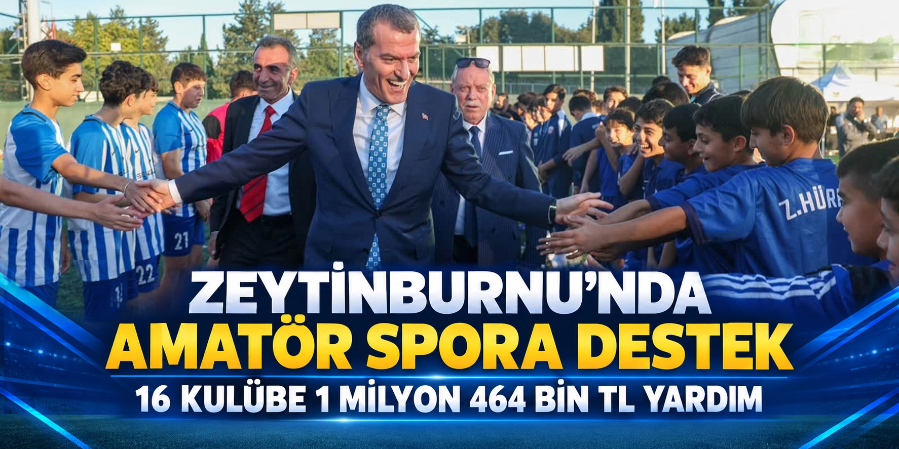 ZEYTİNBURNU BELEDİYESİNDEN AMAT&Ouml;R SPOR KUL&Uuml;PLERİNE MALZEME DESTEĞİ