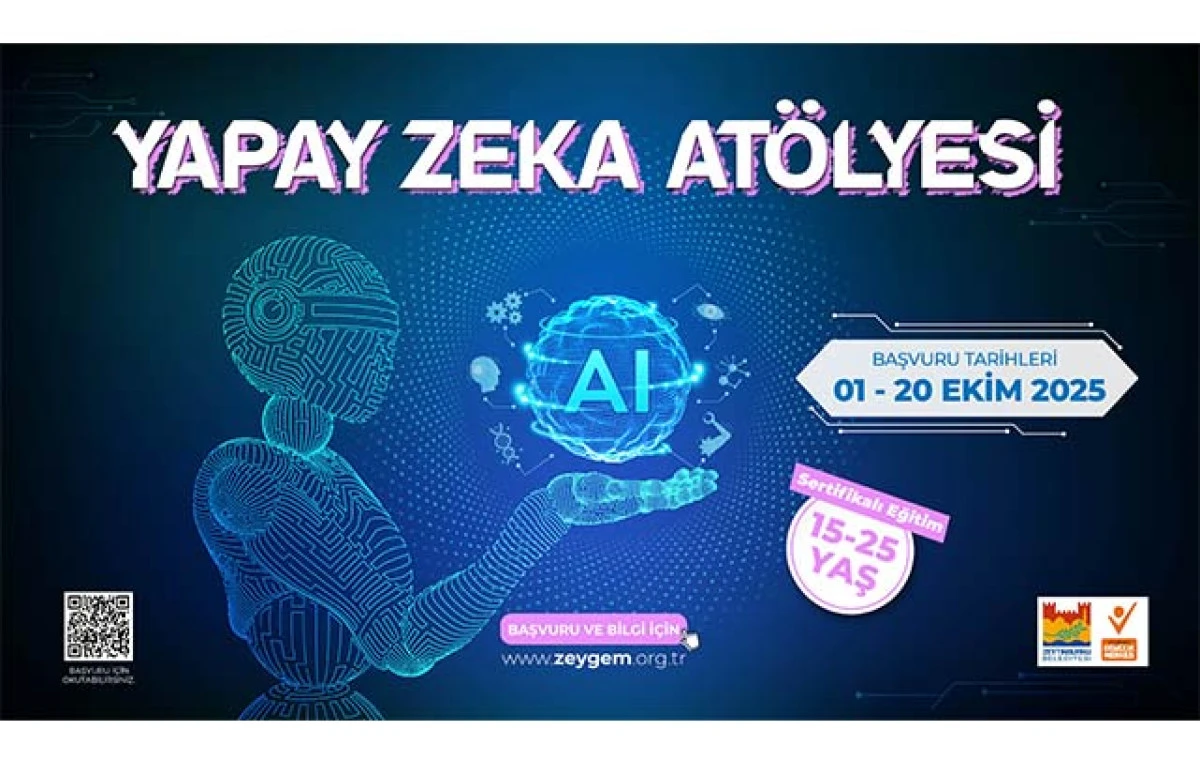 Zeytinburnu Belediyesi’nden Gençlere Yapay Zekâ Atölyesi