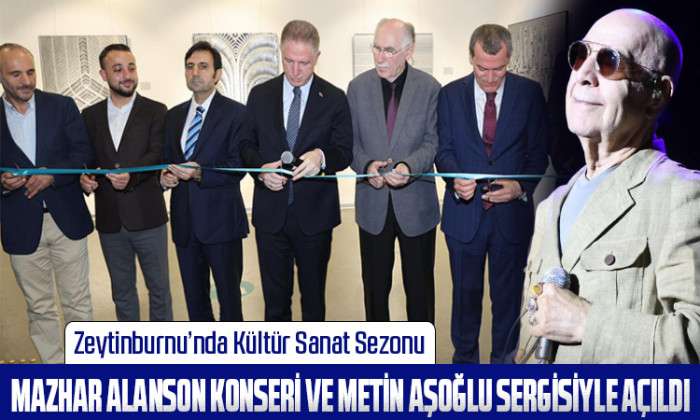 Zeytinburnu Kültür Sanat sezonu Mazhar Alanson konseri ve Metin Aşoğlu sergisiyle açtı