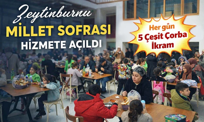 Zeytinburnu Millet Sofrası Hizmete A&ccedil;ıldı
