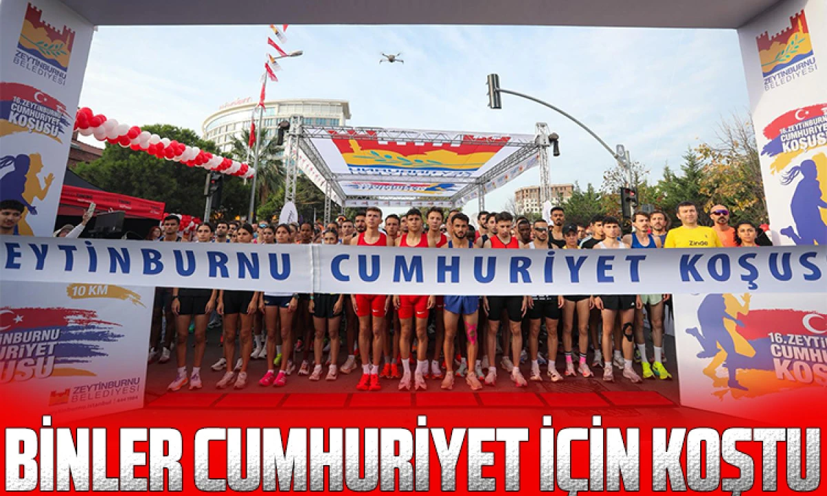 Zeytinburnu’da Koşu Heyecanı: Arısoy Startı Verdi