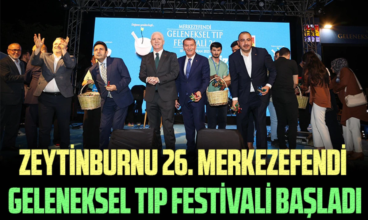 Zeytinburnu’nda 26. Merkezefendi Geleneksel Tıp Festivali başladı