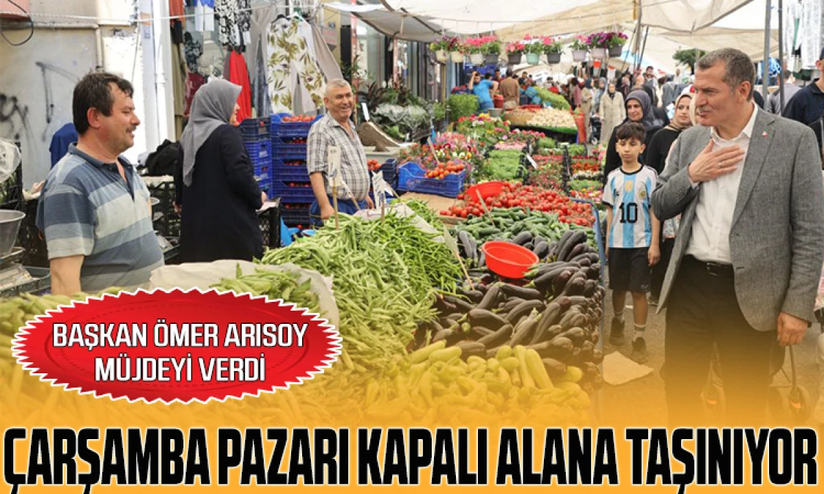 Zeytinburnu’nda Çarşamba Pazarı Kapalı Alana Taşınıyor