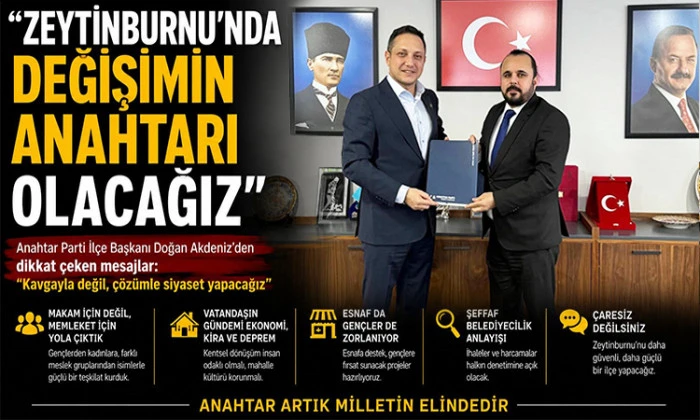 &ldquo;Zeytinburnu&rsquo;nda Değişimin Anahtarı Olacağız&rdquo;