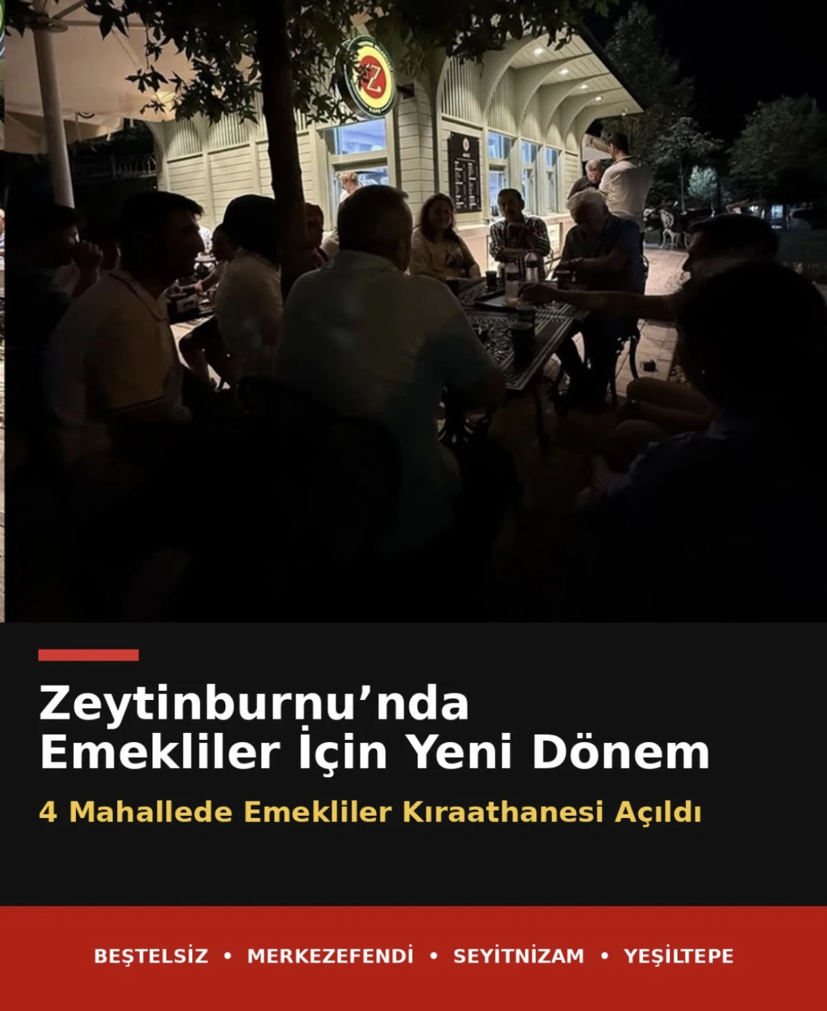Zeytinburnu&rsquo;nda Emekliler İ&ccedil;in Yeni D&ouml;nem: 4 Mahallede Emekliler Kıraathanesi A&ccedil;ıldı