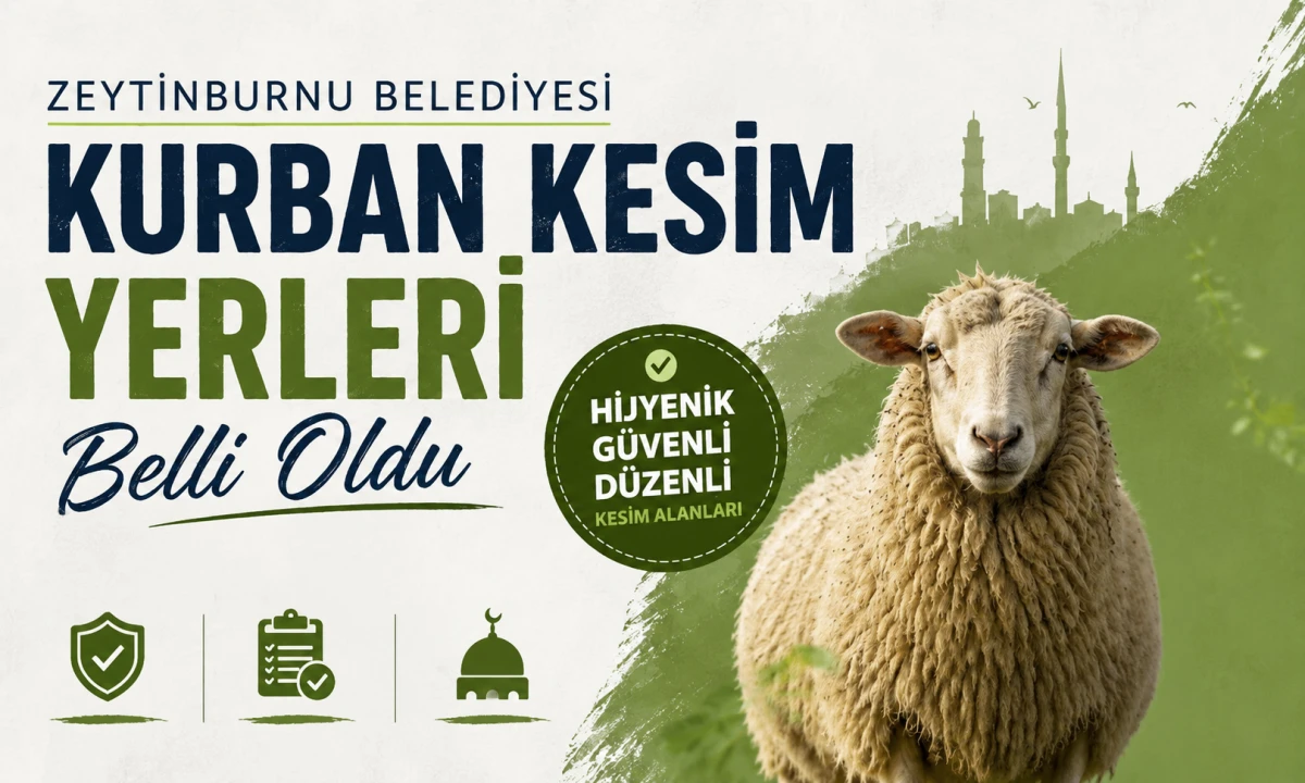 Zeytinburnu&rsquo;nda Kurban Kesim Yerleri A&ccedil;ıklandı