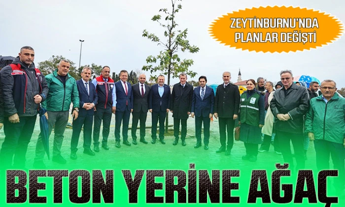 Zeytinburnu’nda Meydan Yerine Yeşil Dokunuş