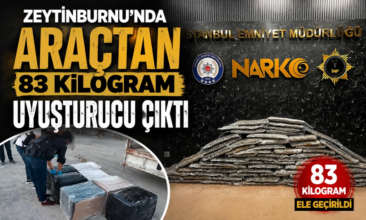 Zeytinburnu&rsquo;nda Uyuşturucu Operasyonu: 83 Kilogram Skunk Ele Ge&ccedil;irildi